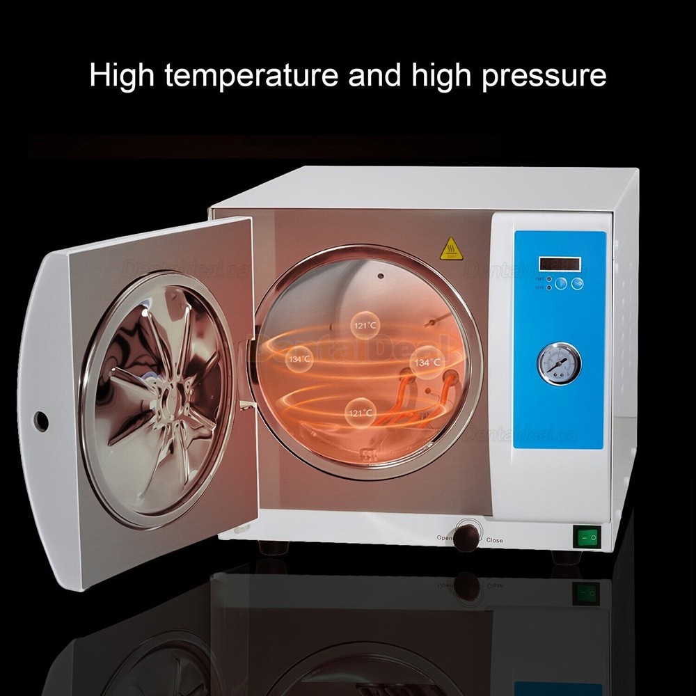 Benchtop Dental 18L Autoclave Steam Sterilizer LED Display E118 Class N