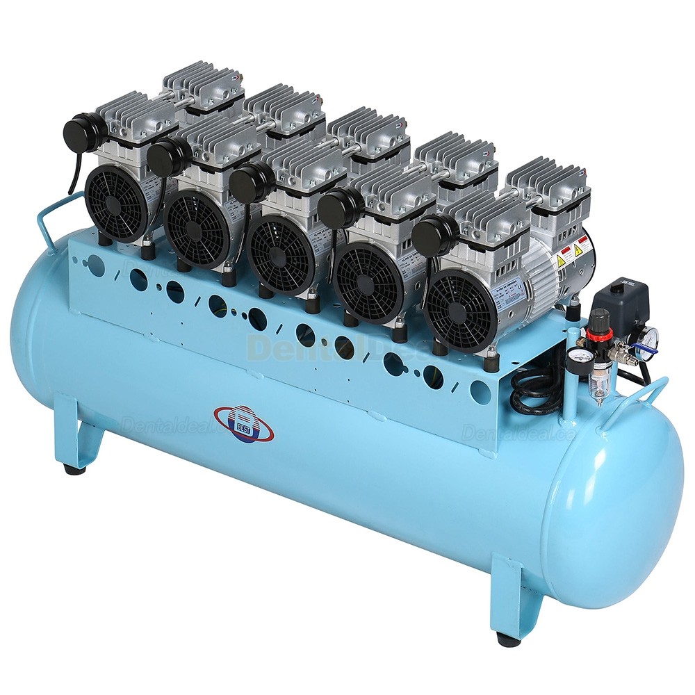 BD-205 180L Dental Lab Medical Air Compressor Silent Oilless 750L/min
