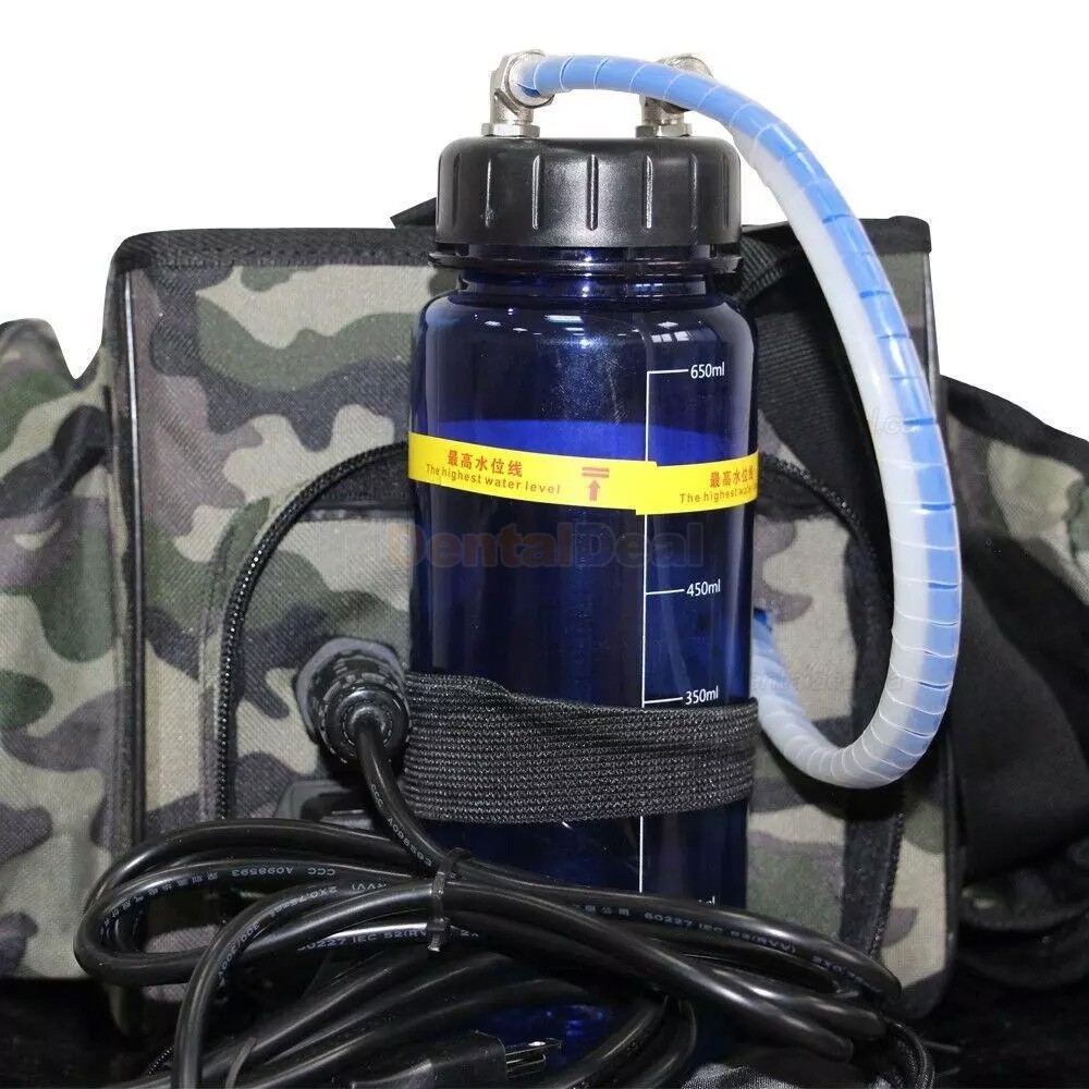 BD-401 Portable Dental Unit Backpack with Compressor + 3-Way Syringe