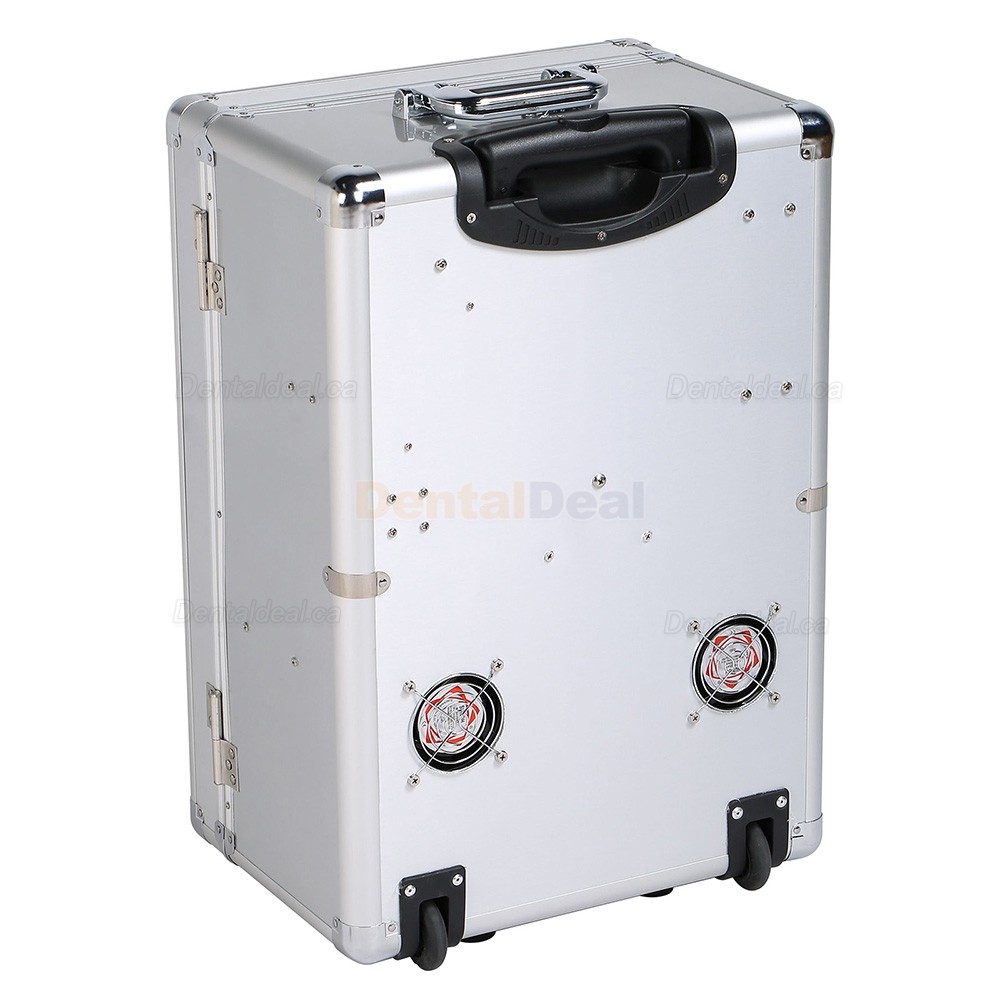 BD-406A Portable Dental Unit with Compressor+Suction System+3-way Syringe