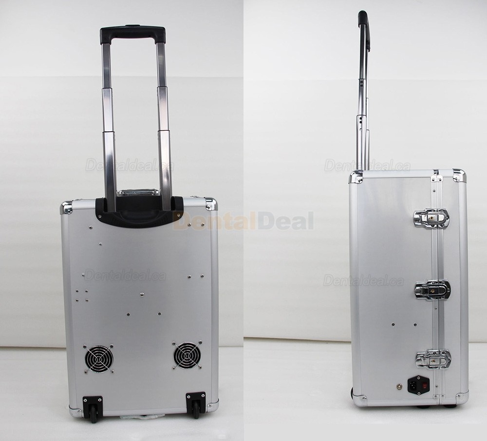 BD-406A Portable Dental Unit with Compressor+Suction System+3-way Syringe