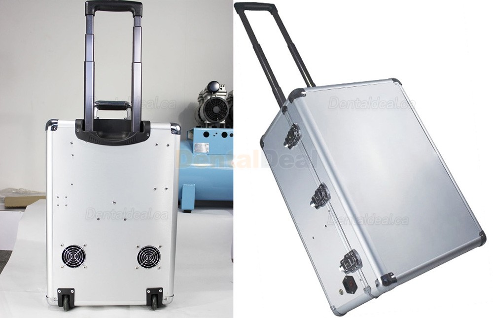 BD-406A Portable Dental Unit with Compressor+Suction System+3-way Syringe