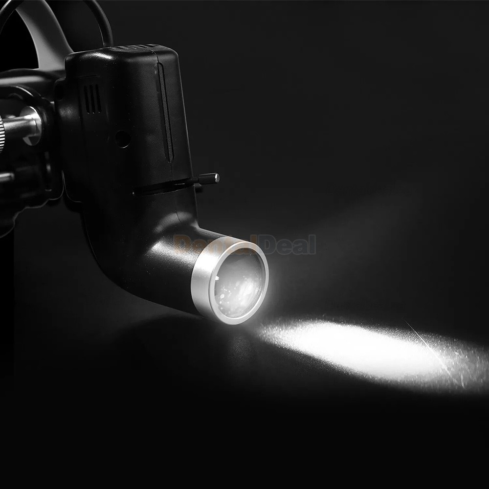 YUYO 4.0X/5.0X/6.0X/8.0X-R Ergonomic Dental Surgical Ergo Loupe + 5W LED Headband Headlight