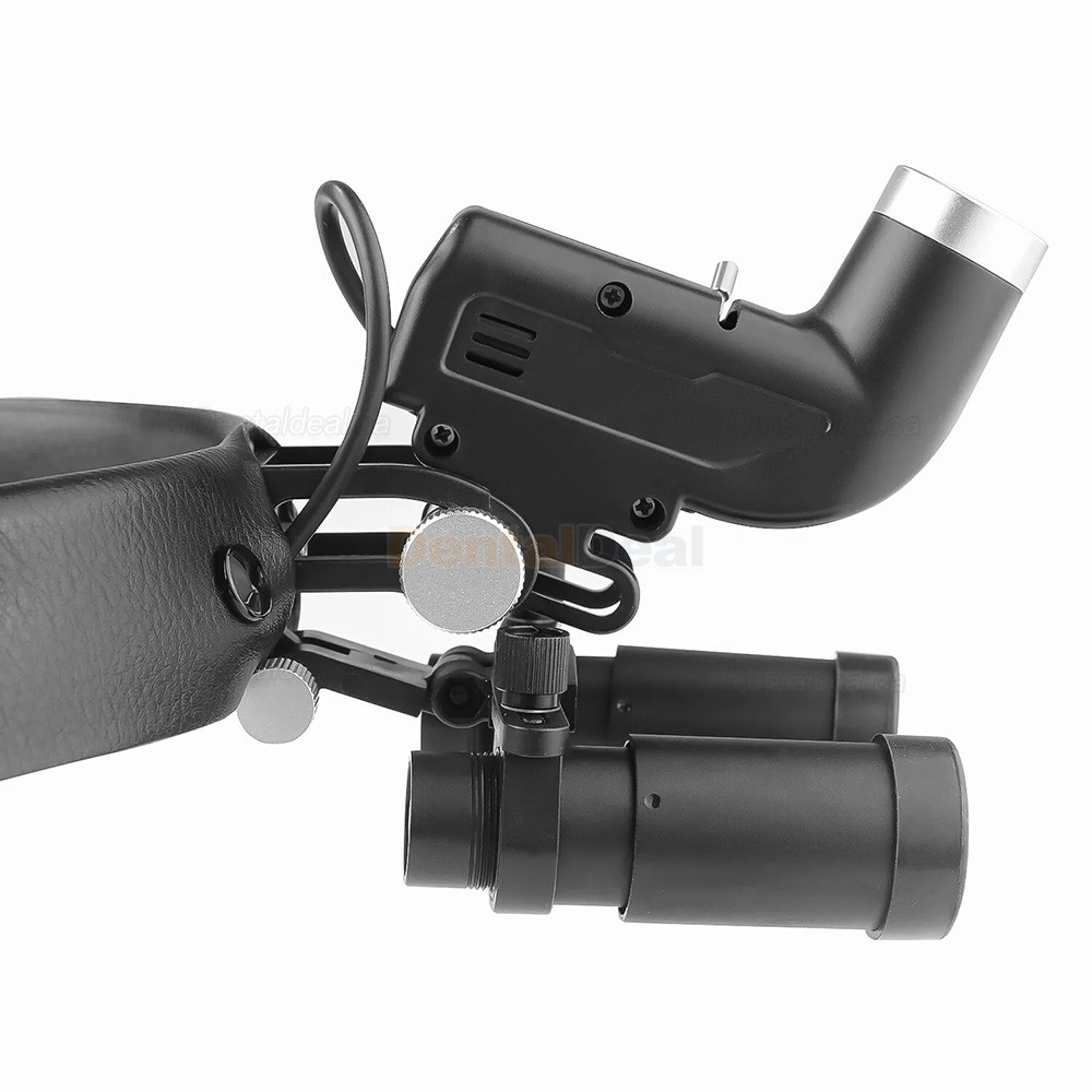 YUYO 4.0X/5.0X/6.0X/8.0X-R Ergonomic Dental Surgical Ergo Loupe + 5W LED Headband Headlight