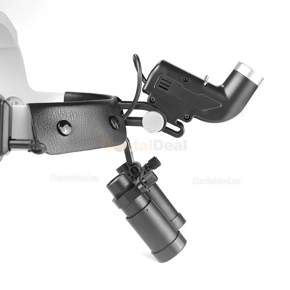 YUYO 4.0X/5.0X/6.0X/8.0X-R Ergonomic Dental Surgical Ergo Loupe + 5W LED Headband Headlight
