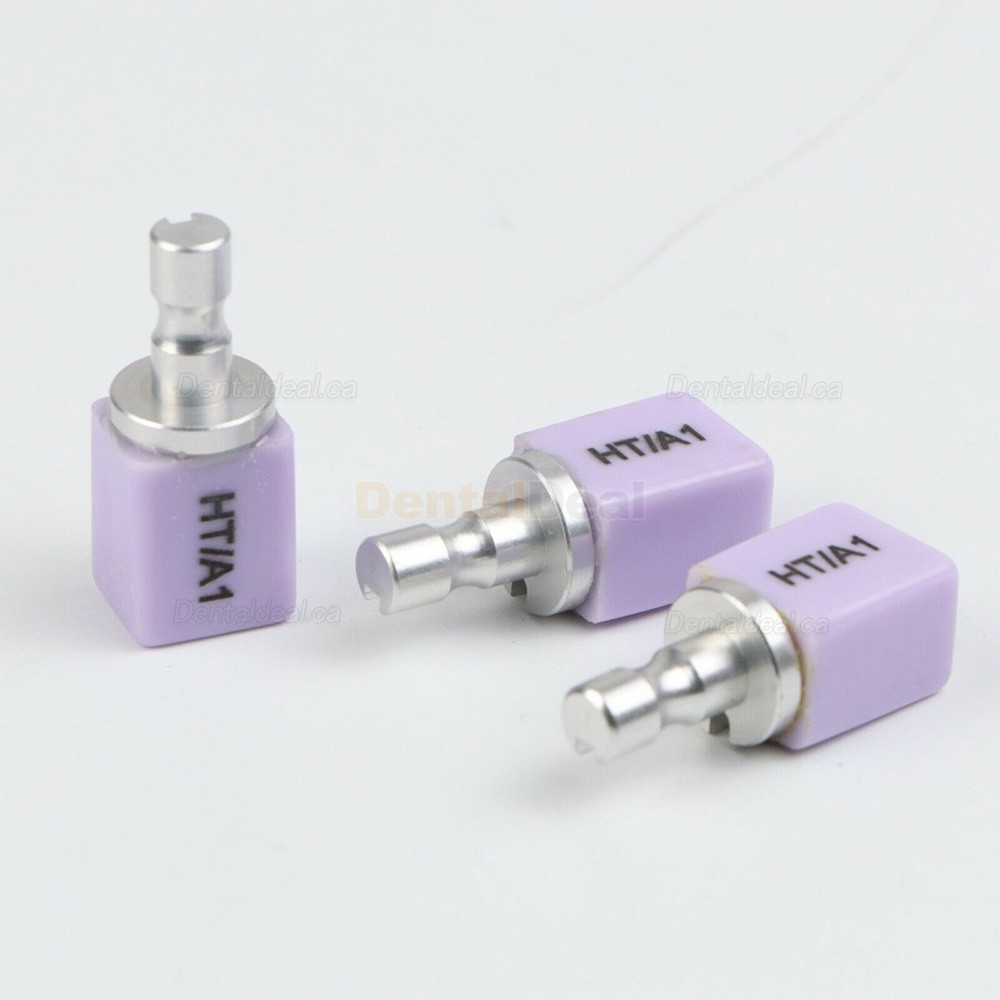 10Pcs C14 HT/LT Dental Lab Lithium Dislicate Glass Ceramic Blocks For Sirona Cerec