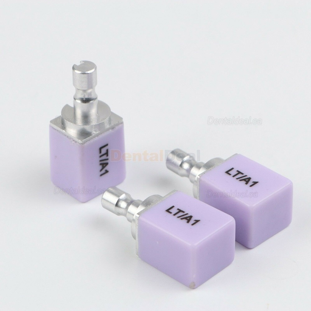 10Pcs C14 HT/LT Dental Lab Lithium Dislicate Glass Ceramic Blocks For Sirona Cerec