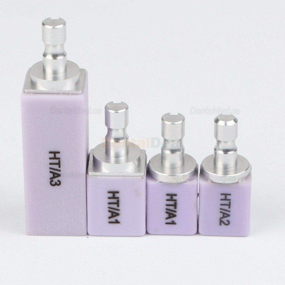 10Pcs C14 HT/LT Dental Lab Lithium Dislicate Glass Ceramic Blocks For Sirona Cerec