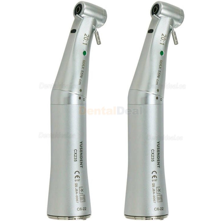 YUSENDENT COXO C-Sailor Pro Dental Implant Surgical Motor with 2Pcs CX235C6-2 LED Contra Angle