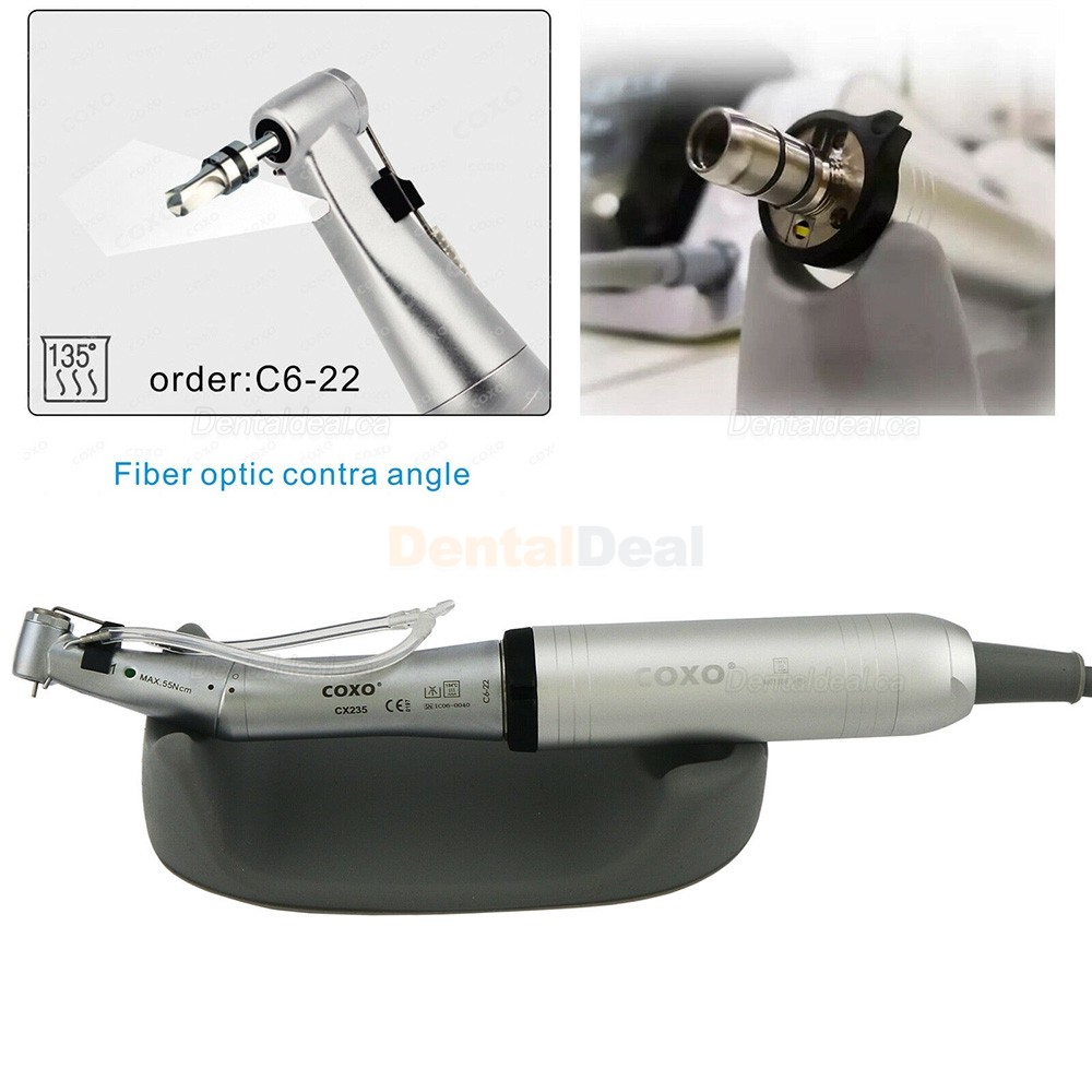 YUSENDENT COXO C-Sailor Pro Dental Implant Surgical Motor with 2Pcs CX235C6-2 LED Contra Angle