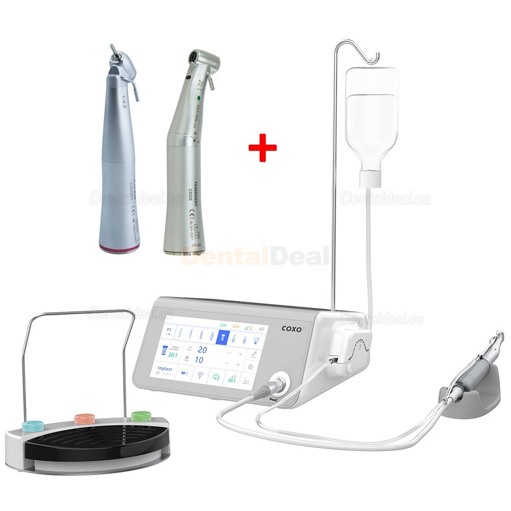 YUSENDENT COXO C-Sailor Pro+Dental Implant Surgical Motor with CX235C7-3S + CX235C6-22 Contra Angle