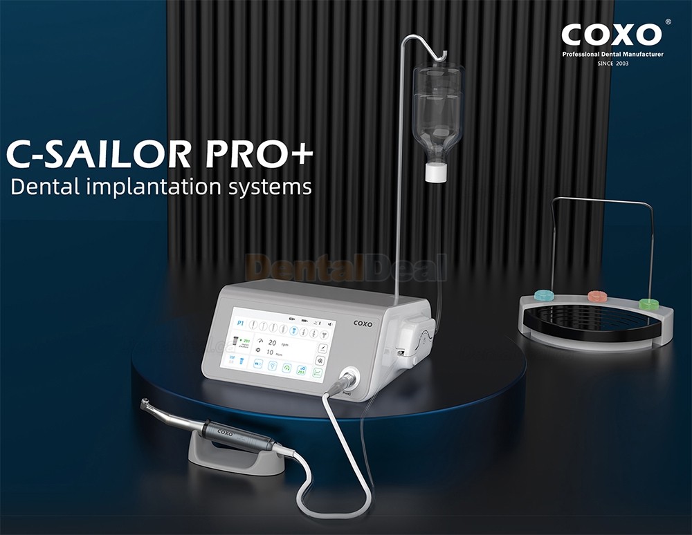 YUSENDENT COXO C-Sailor Pro+Dental Implant Surgical Motor with CX235C7-3S + CX235C6-22 Contra Angle