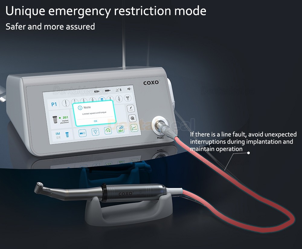 YUSENDENT COXO C-Sailor Pro+Dental Implant Surgical Motor with CX235C7-3S + CX235C6-22 Contra Angle
