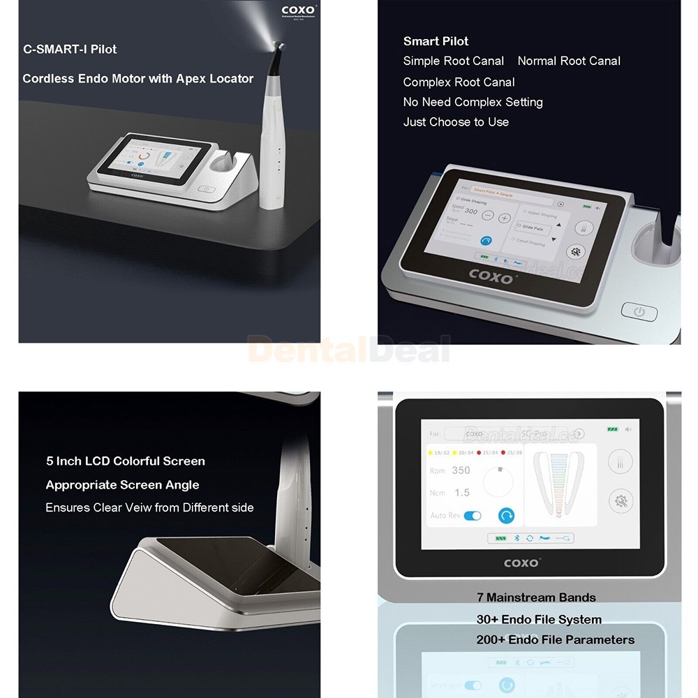 COXO C-Smart-I Pro Pilot Dental Cordless Endo Motor with Apex Locator