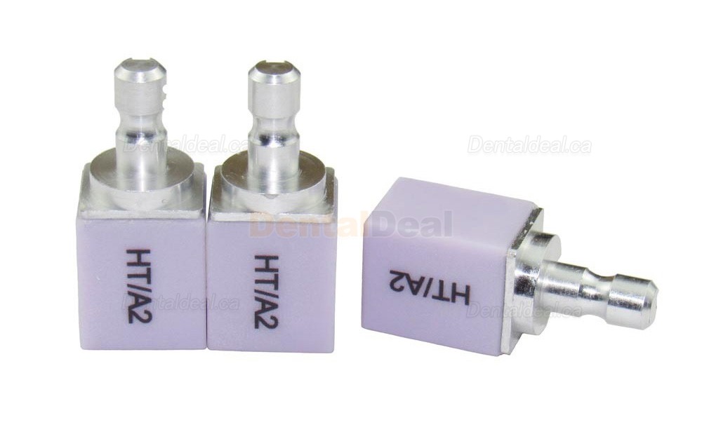5Pcs C14 HT Dental Lab Cad/Cam Lithium Disilicate Glass Ceramic Blocks CEREC
