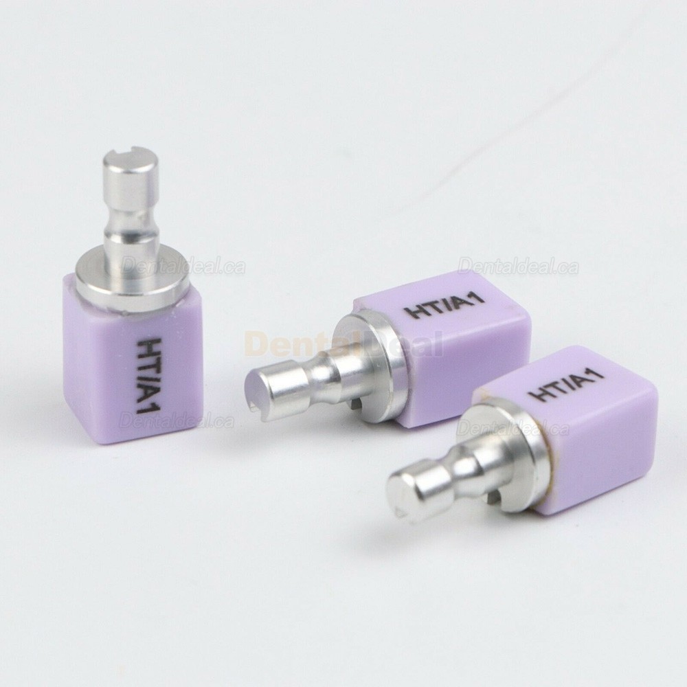 5Pcs C14 HT/LT Dental Lab Lithium Dislicate Glass Ceramic Blocks E-max Cad Cam For Sirona Cerec