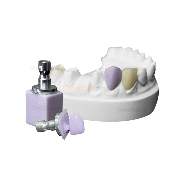 5Pcs C14 LT Cad/Cam Low Translucent Lithium Disilicate Glass Ceramic Block Cad Cam Material