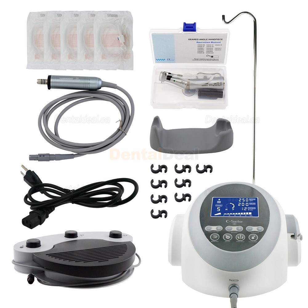 COXO C-Sailor+ Brushless Dental Implant Machine with 20:1 Contra Angle