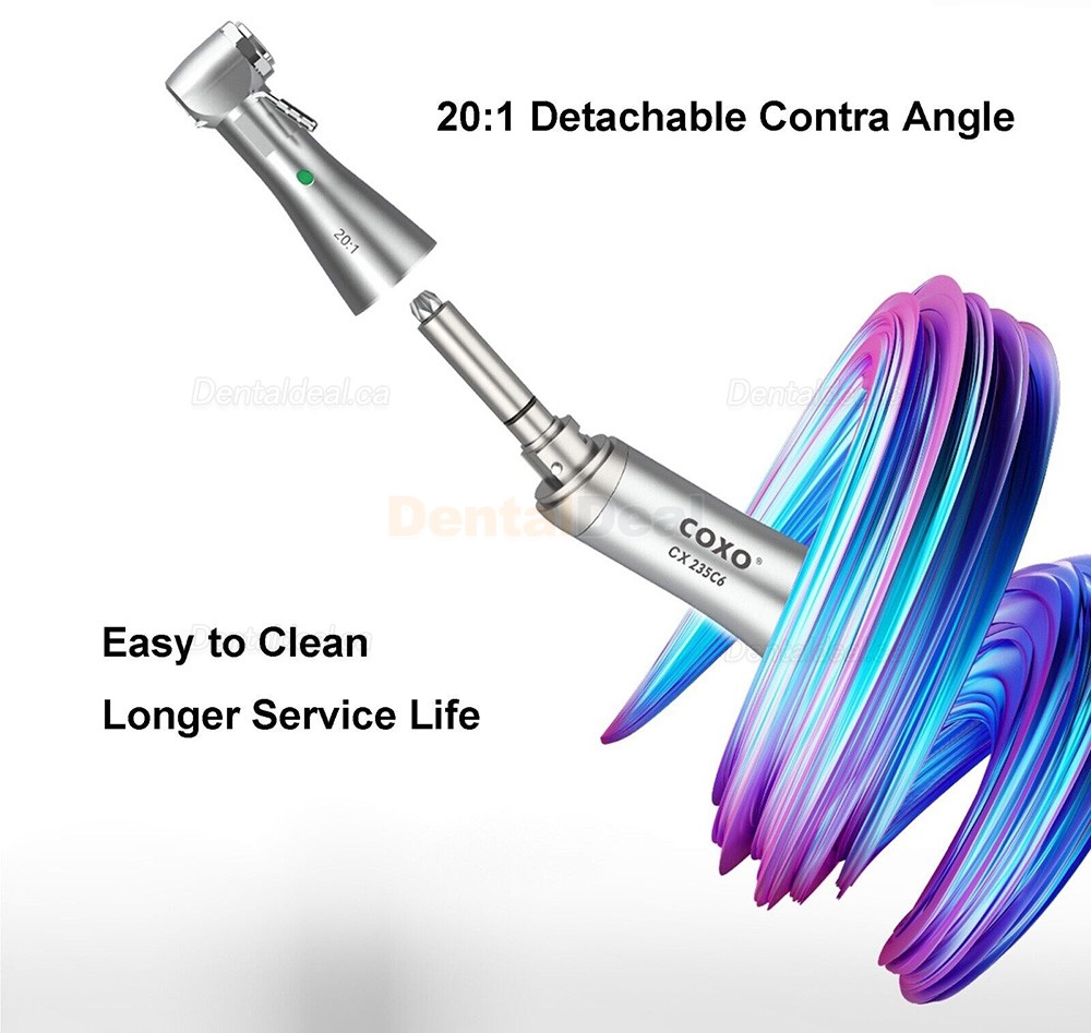 COXO C-Sailor+ Brushless Dental Implant Machine with 20:1 Contra Angle