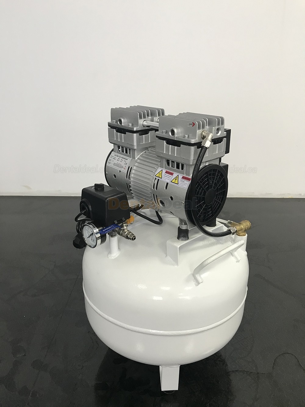BD201 1HP Portable Dental Air Compressor with Tank Noiseless Oiless