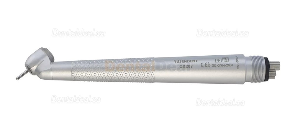 YUSENDENT COXO CX207-D1-SP Dental 45 Degree High Speed Surgical Handpiece with LED Light 4 Hole