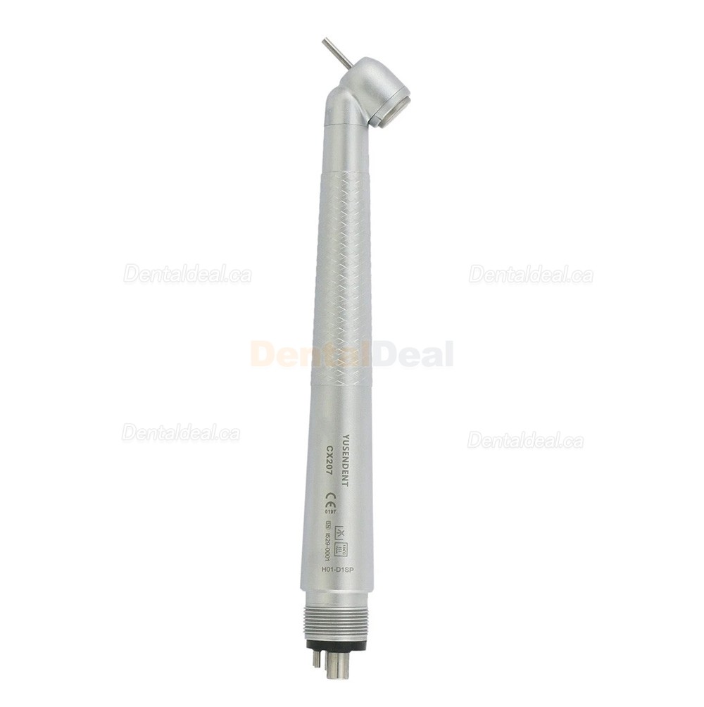 YUSENDENT COXO CX207-D1-SP Dental 45 Degree High Speed Surgical Handpiece with LED Light 4 Hole