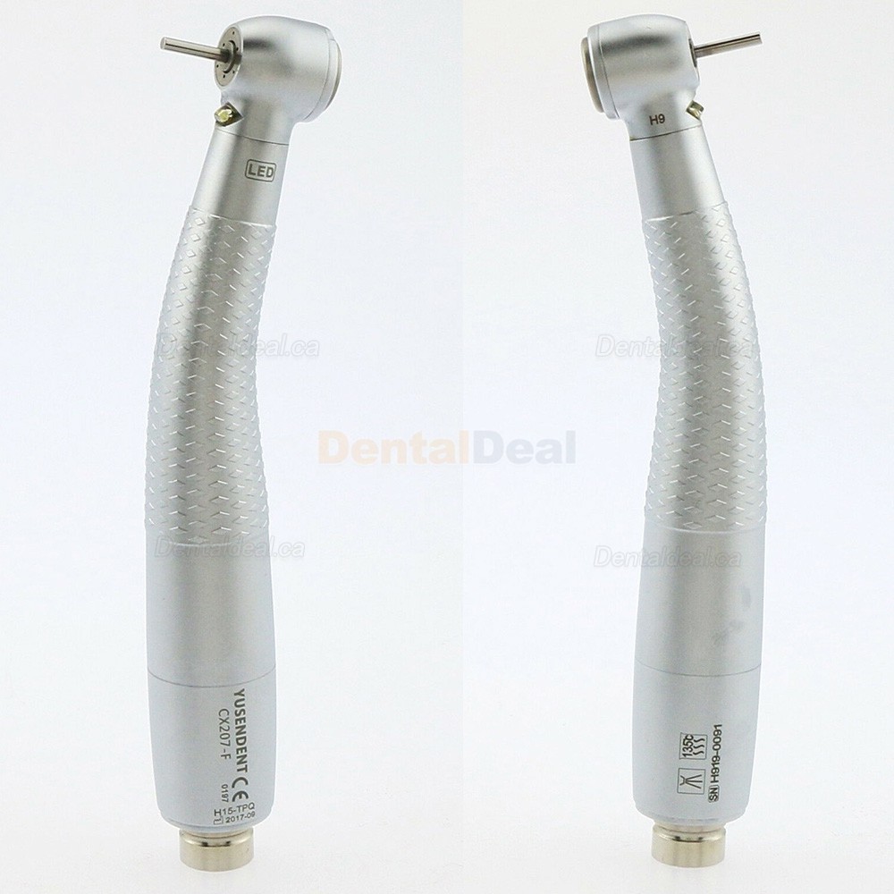 YUSENDENT CX207-F-PQ E-Generator LED High Speed Handpiece 2/4 Hole Fit NSK Phatelus Coulpling