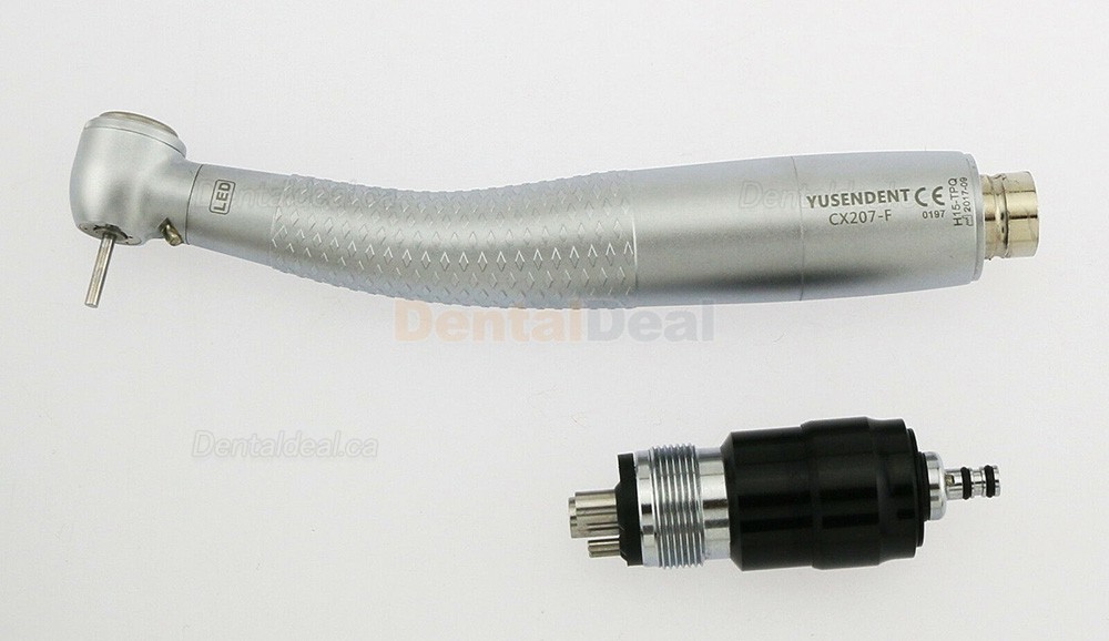 YUSENDENT CX207-F-PQ E-Generator LED High Speed Handpiece 2/4 Hole Fit NSK Phatelus Coulpling