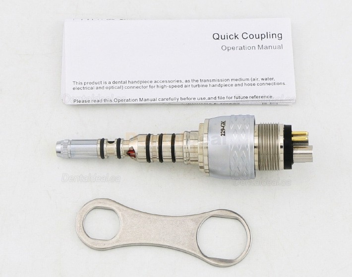 YUSENDENT COXO CX229-GK Dental LED Quick Coupling 6Hole Fit Kavo Multiflex Turbine Handpiece