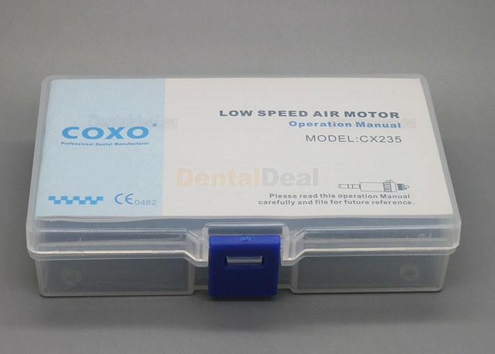 YUSENDENT COXO CX235-3B Dental Inner Water Slow Speed Air Motor 2/4 Hole