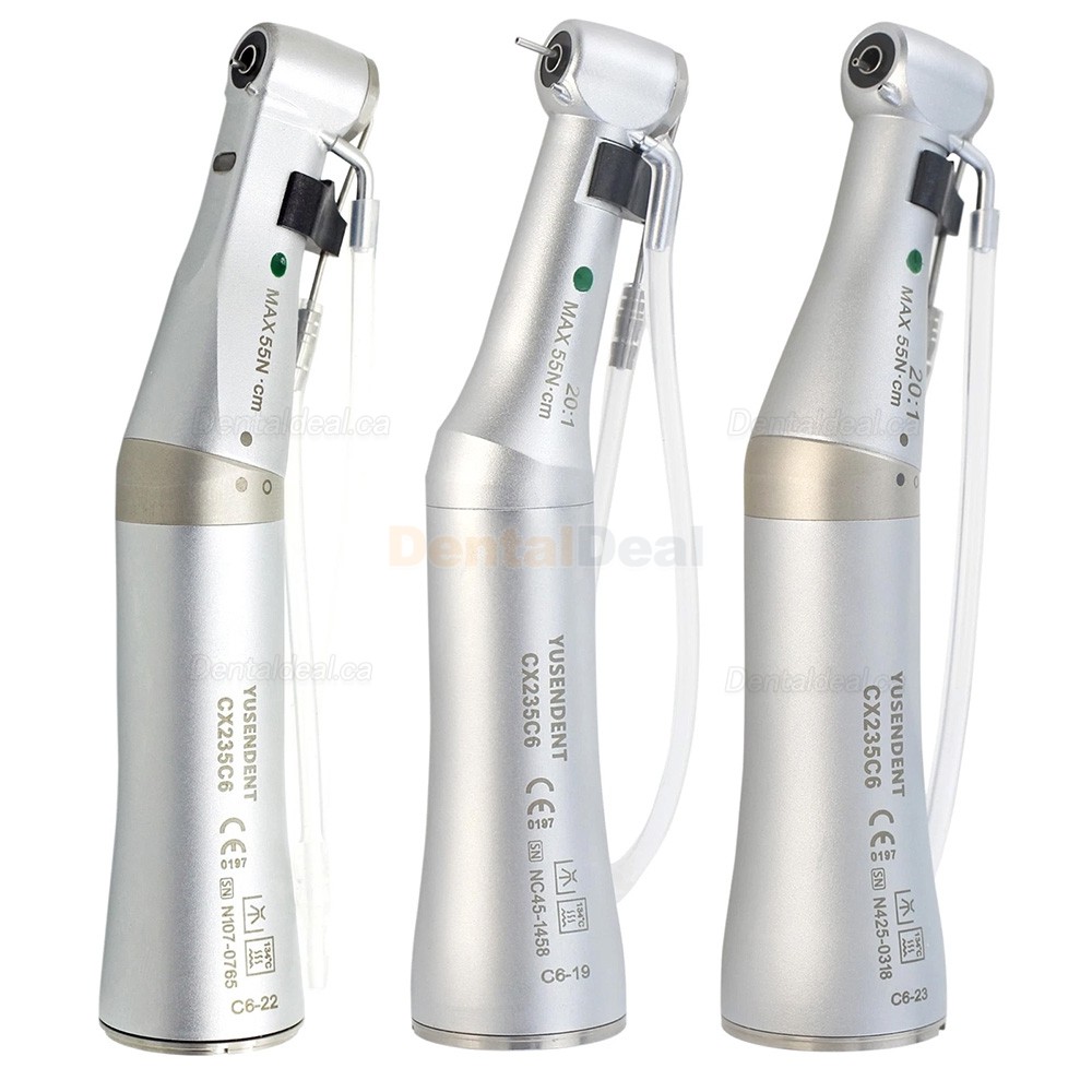 YUSENDENT COXO CX235C6-19/22/23  Dental Contra Angle 20:1 Implant Surgical Handpiece Fiber Optic E type