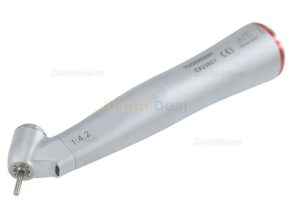 YUSENDENT COXO CX235C7 Dental Contra Angle 1:5 Handpiece Fiber Optic E-Type Push Button