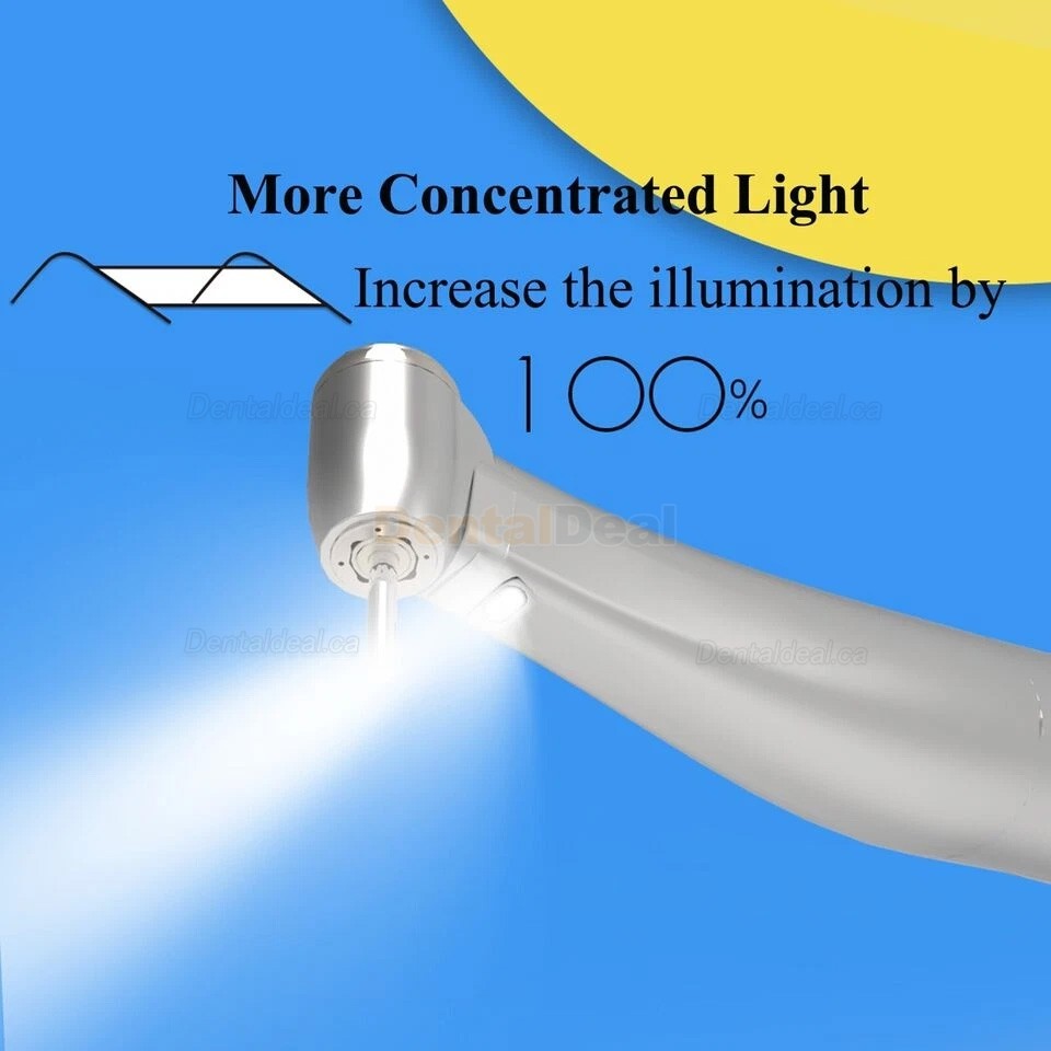 YUSENDENT COXO CX235C7 Dental Contra Angle 1:5 Handpiece Fiber Optic E-Type Push Button