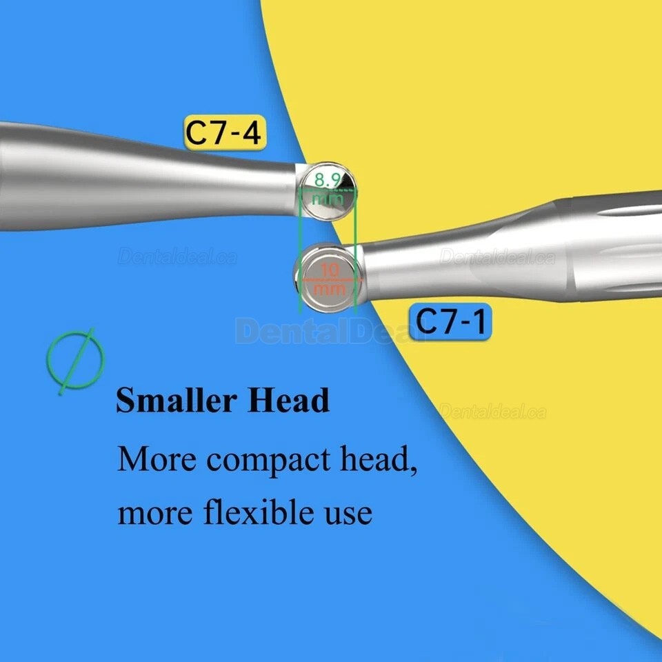 YUSENDENT COXO CX235C7 Dental Contra Angle 1:5 Handpiece Fiber Optic E-Type Push Button