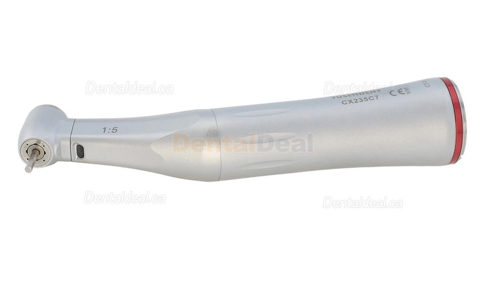 YUSENDENT COXO CX235C7 Dental Contra Angle 1:5 Handpiece Fiber Optic E-Type Push Button