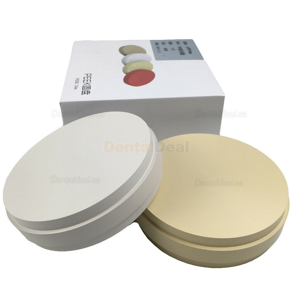 1Pcs 98*12-26mm Dental Lab PEEK Disc Block for Dental Implant Crown Bridge Framework