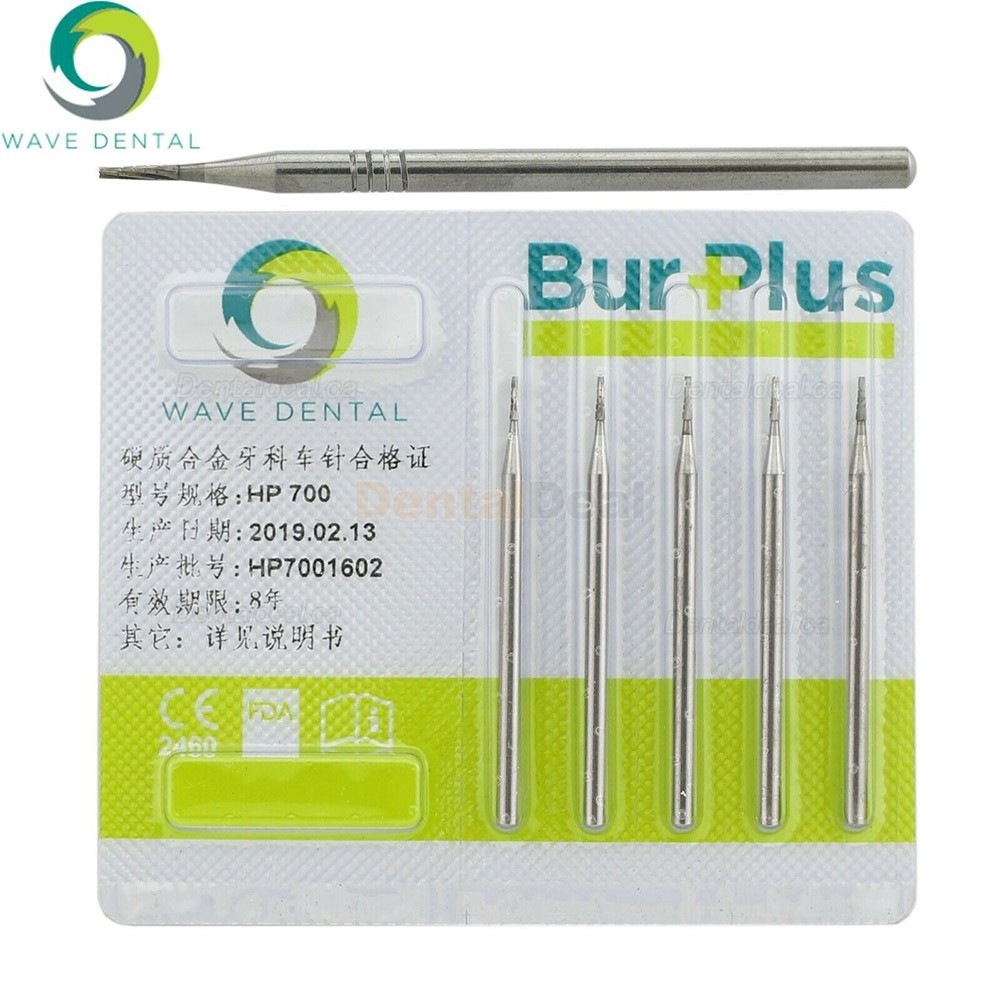 10Pcs HP 698 699 699L 700 701 701L Burs Dental Carbide Taper Fissure Cross