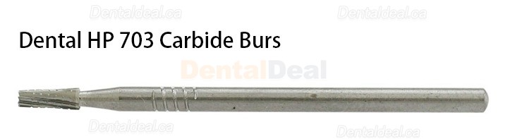 10Pcs HP 702 703 703L 704 Carbide Burs Dental Carbide Taper Fissure Cross Cut Burs