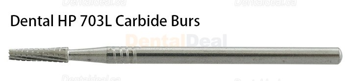 10Pcs HP 702 703 703L 704 Carbide Burs Dental Carbide Taper Fissure Cross Cut Burs