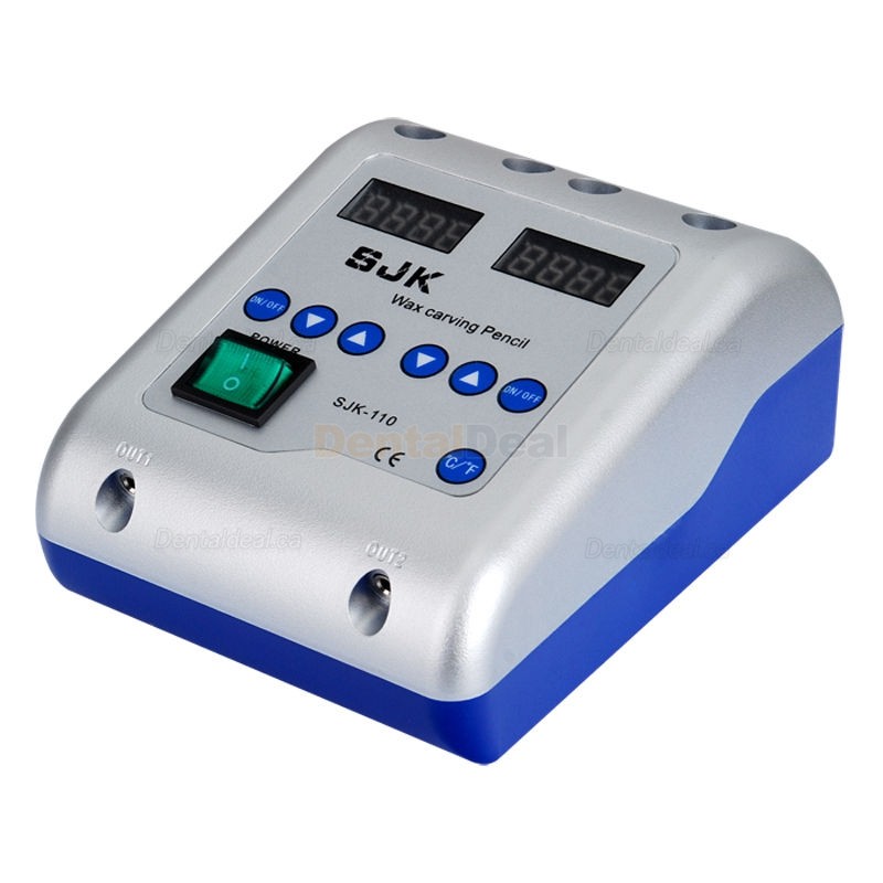 Dental Lab Electric Waxer Carving Knife Double/2 Pen + 6 Tips
