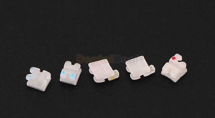 20Pcs Dental Orthodontic Metal Bracket Braces Mini Roth 022 345 Hooks