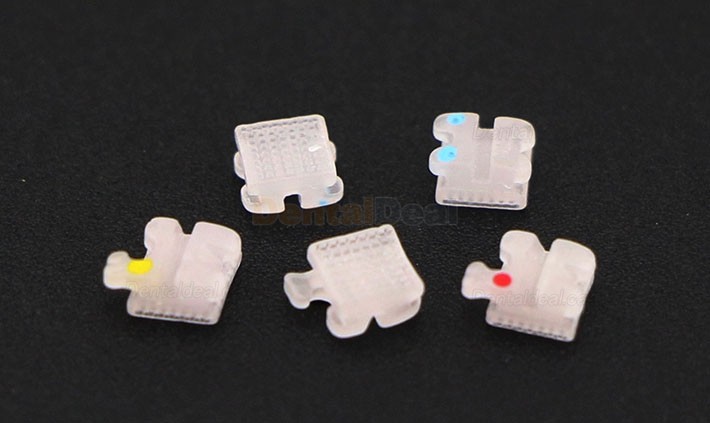 20Pcs Dental Orthodontic Metal Bracket Braces Mini Roth 022 345 Hooks