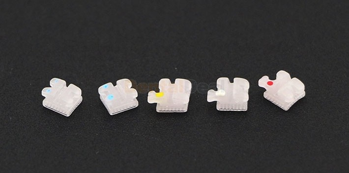 20Pcs Dental Orthodontic Metal Bracket Braces Mini Roth 022 345 Hooks