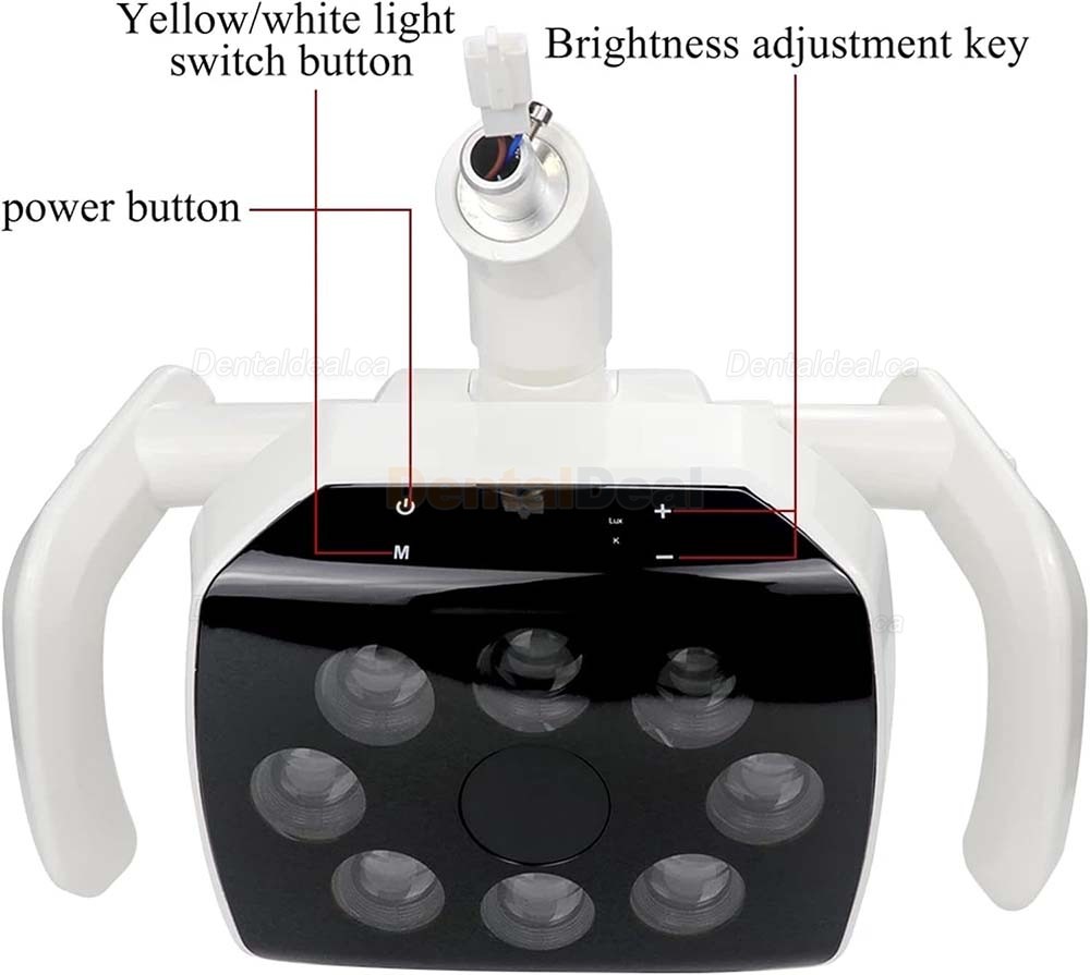 Dental Chair LED Oral Lamp Dentist Shadowless Induction Light(22mm/26mm)