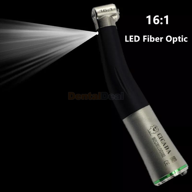 CICADA Dental Internal Spray 16:1 Contra Angle Handpiece Fiber Optic E-Type