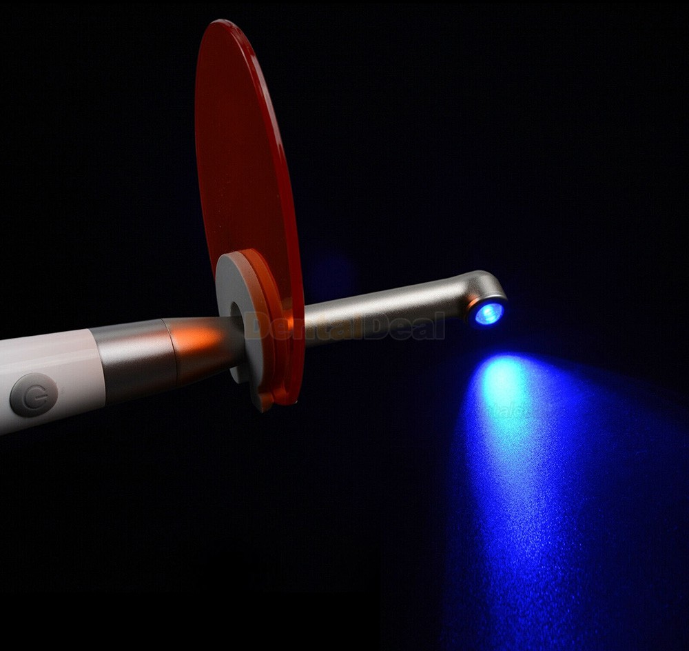 Dental Cordless 1 Sec LED Curing Light Metal Head 1400mw/cm2