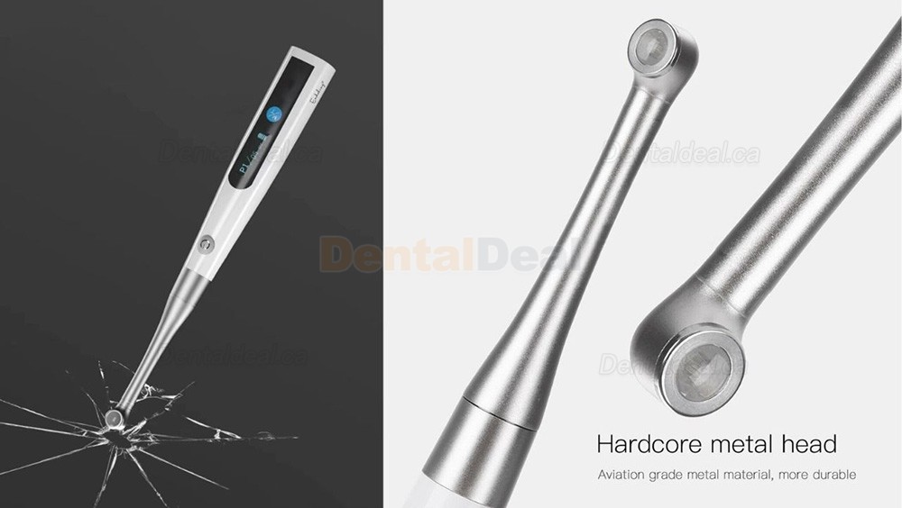 Dental Cordless 1 Sec LED Curing Light Metal Head 1400mw/cm2