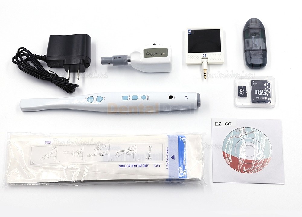 MLG Wireless Intraoral Camera 1/4" CMOS With 2.5 Inch LCD Monitor