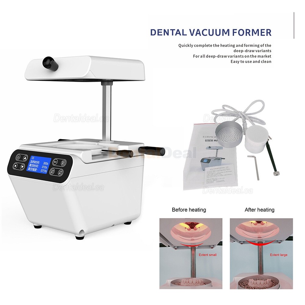 D-1 900W Dental Laboratory Vacuum Forming Former Thermoforming Machine