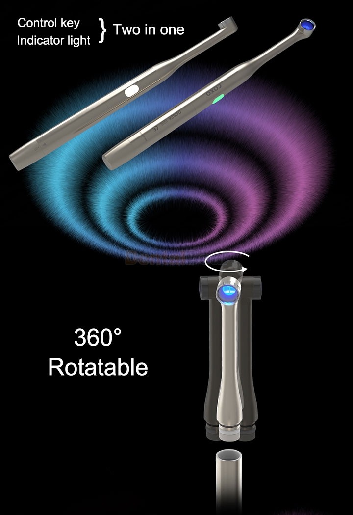 YUSENDNET DB686 NANO Cordless Dental LED Curing Light with Caries Detector